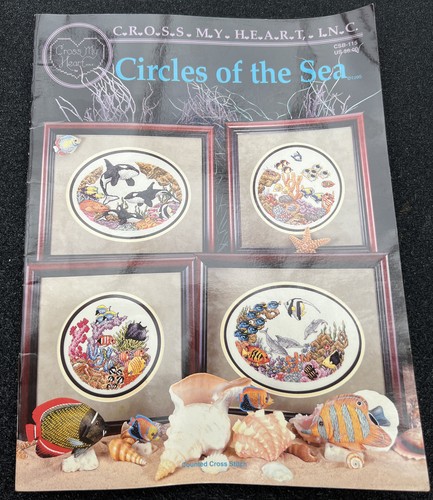 Circles of the Sea Stoney Creek Cross Stitch Pattern Book #115 Fish - Picture 1 of 3