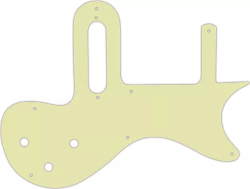 WD Custom Pickguard For Gibson 1 Pickup Melody Maker