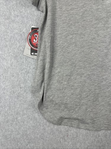 Kansas Jayhawks Colosseum Women's Gray Lightweight Distressed Logo T-Shirt (M) - Picture 17 of 17
