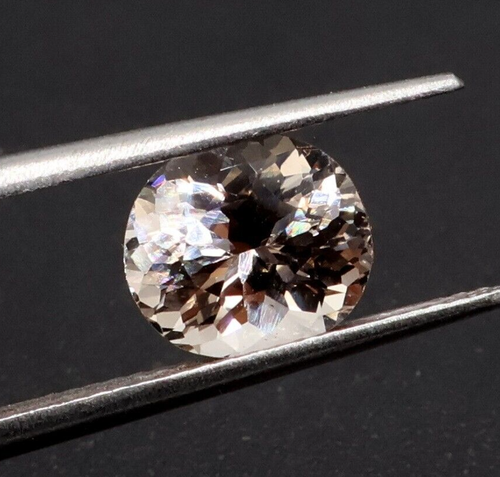 100 % natürlicher Pfirsich Morganit Edelstein Morganit facettiert 1,95 kt 8,4 x 7,4 mm - Bild 7 von 7