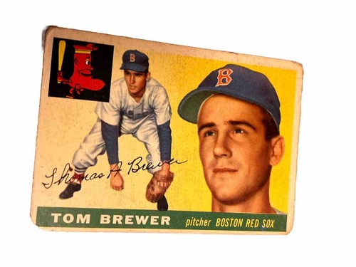1955 / TOM BREWER #83 ~ TOPPS BASEBALL CARD - CONDITION / VG - VERY GOOD - Picture 11 of 22