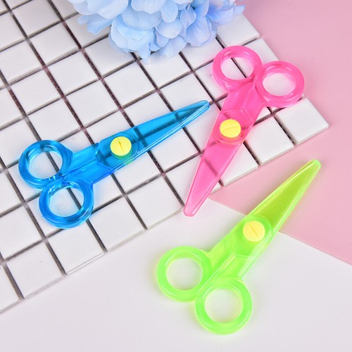 Quality Safety scissors Paper cutting Plastic scissors Children's handmade to_ZT - Picture 9 of 10