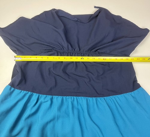 Dress Green/Blue XL (16-18) Womens Time and Tru Sleeveless Color blocked - Picture 12 of 14