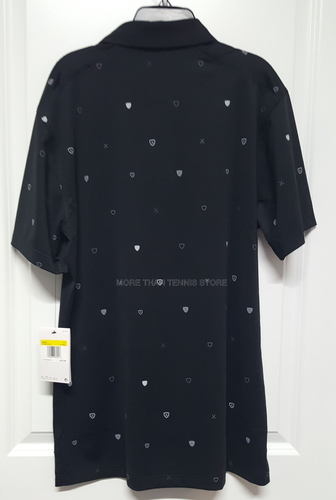 Nike Dri-FIT Player Polo da golf uomo stampata DH0645 nera - Foto 4 di 12