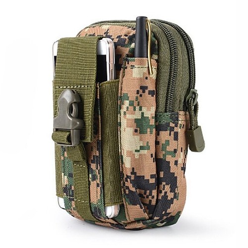 Tactical Molle Pouch Belt Waist Pack Bag Small Phone Pocket Milita-ry Waist Pack - Picture 9 of 23