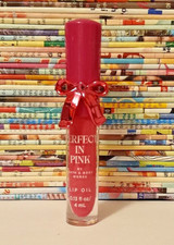 PERFECT IN PINK LIP OIL GLOSS SEALED BOW DECAL BATH BODY WORKS SEALED NEW