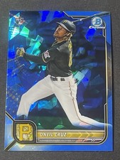 ONEIL CRUZ RC SAPPHIRE 2022 Bowman Chrome ROOKIE CARD #45 Pittsburgh PIRATES