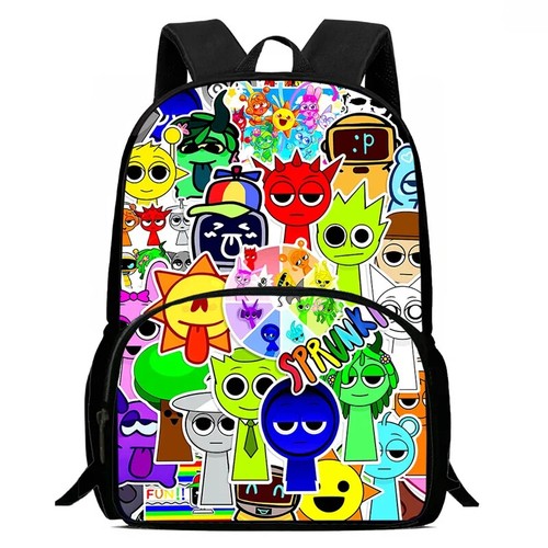 Sprunki-3PC Child School Bags Shoulder Bags Pencil Bags kids Backpack travel bag - Picture 41 of 56