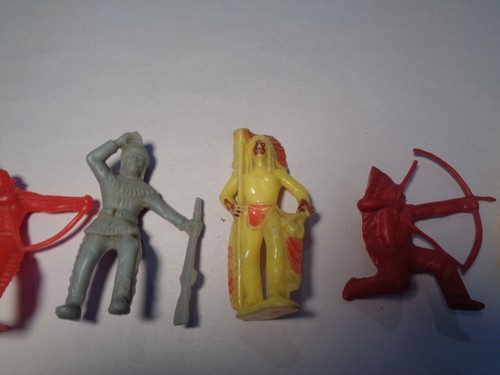 LIDO, MARX, TIM-MEE, JUGUETE MPC VAQUEROS DE PLÁSTICO, INDIOS, FIGURAS. 21 FIGURAS. - Imagen 3 de 10