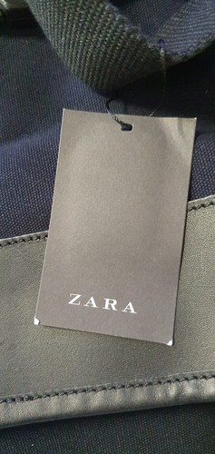 Zara Combined Denim Messenger Bag RRP £62 CR8 OO 04 - Picture 5 of 6