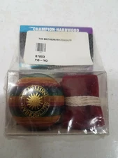 Vintage  Rainbow BC Yo-Yo Smithsonian Champion Hardwood Laminated NIP RARE