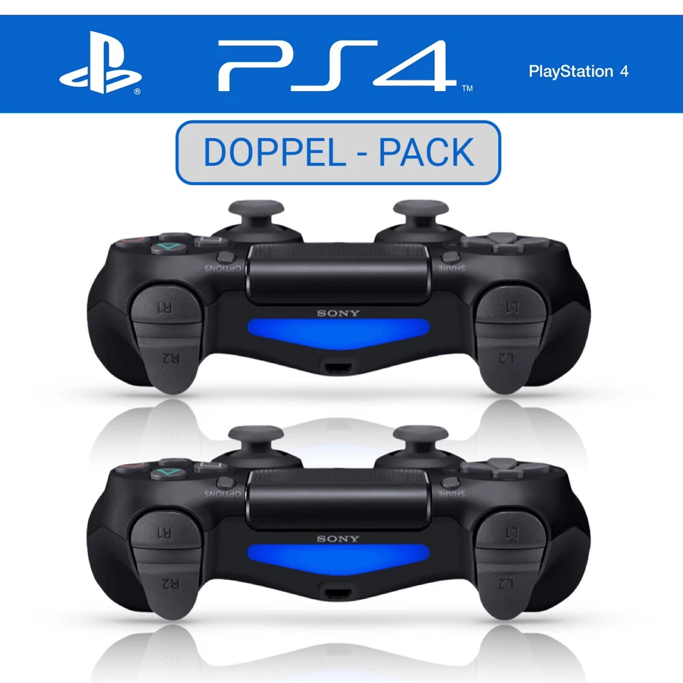 Zwei / 2x PlayStation ORIGINAL Dualshock 4 PS4 Wireless Controller GamePad 🎮🎮✅ - Bild 4 von 4