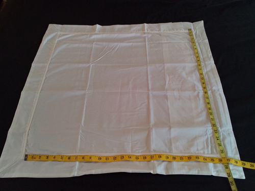 Pottery Barn Euro Everyday Sham White Percale 26"x26" Classic Crisp Cotton NWOT - Picture 7 of 11