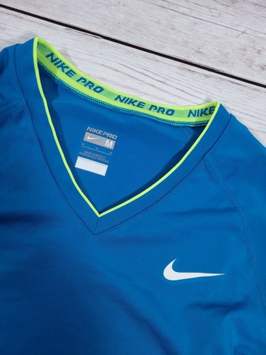 Nike Womens Long Sleeve DriFit Running Athletic Shirt Medium M Teal N5 - Picture 5 of 7
