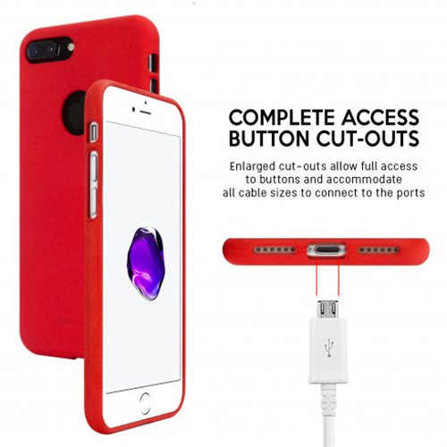Genuine Mercury Goospery Soft Feeling Jelly Case Matt Rubber For iPhone 8 Plus - Picture 11 of 36