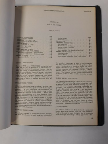 Aero Commander Model 560E Maintenance Manual 1 January 1958 - Picture 11 of 12