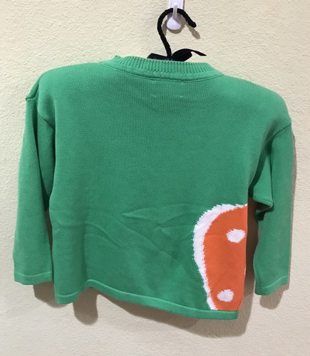 UNITED COLORS OF BENETTON O12 KNIT 100% COTTON SWEATER MADE IN ITALY SZ S 7/8 - Picture 2 of 4