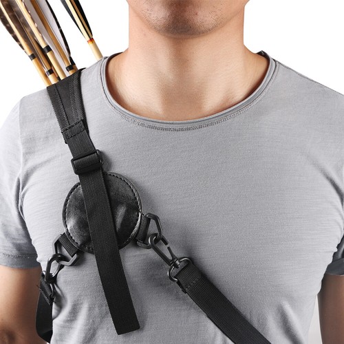 Archery Arrow Quiver Shoulder Back Bag Arrow Holder for Outdoor Bow Hunting - Picture 6 of 15