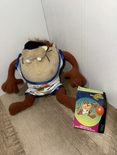 Vintage Looney Tunes Taz Plush Space Jam 1996 McDonald  s Plush NWT