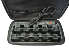 TopStyler INSTYLER Heated Ceramic Styling Shells Hair Curlers /Case TESTED WORKS