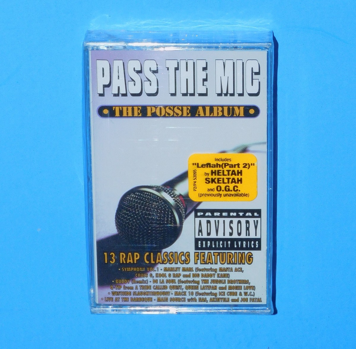 PASS THE MIC--SEALED CASSETTE w/ HELTAH SKELTAH, KOOL G RAP, MAIN SOURCE