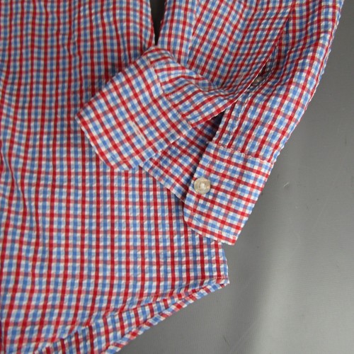 Vineyard Vines Performance Slim Fit Murray Shirt Men's Size XL Seersucker Plaid - Picture 3 of 9