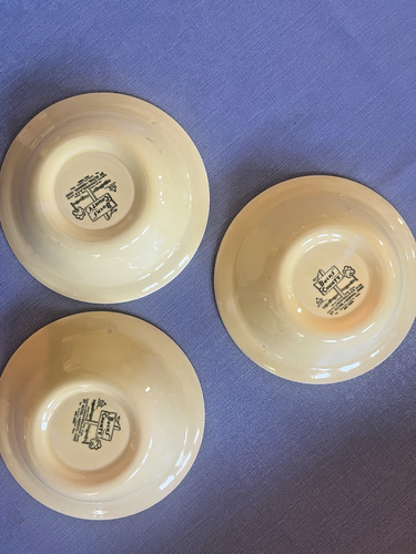 Royal China Bucks County 5 5/8" Dessert Bowls Set of 3 - Picture 4 of 4
