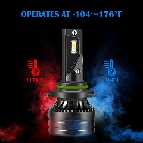 9006 Hb4 LED Headlight Bulbs Kit 2 Pack for 2004-2013 Honda CIVIC COUPE Low Beam - Bild 4 von 12