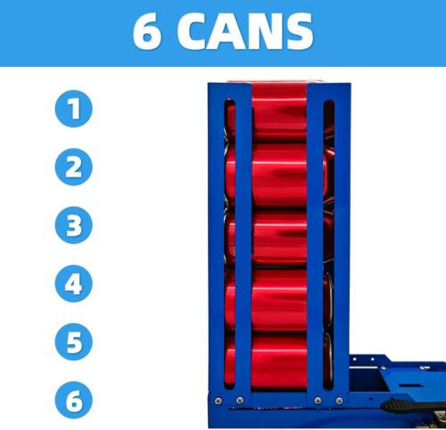 Pneumatic Can Crusher with 6 Cans Design Aluminum Can Crushers for Recycling - Picture 5 of 11