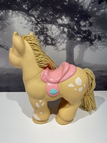 Vintage 1992 Cabbage Patch Kids CPK Pony Crimp n Curl Tan Horse - Picture 4 of 19