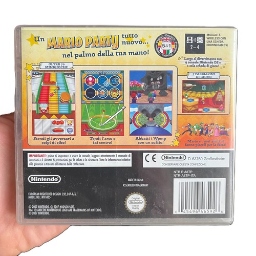 Mario Party DS Nintendo DS 3DS Originale PAL ITA Completo Box Gioco FUNZIONANTE - Imagen 7 de 10