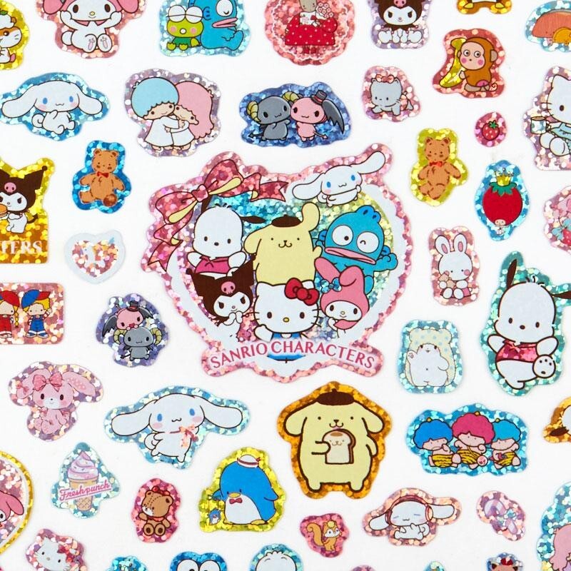 Sanrio Character Mix Sticker sheet big sheet 7.5" x 9