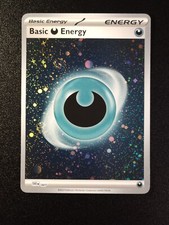 Pokemon TCG Basic Energy Darkness SVE 007 Scarlet & Violet - 151 Cosmic Holo
