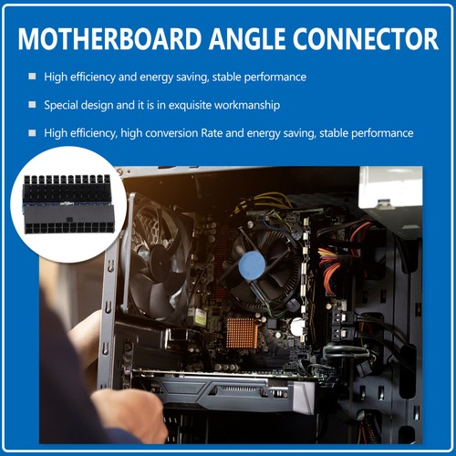 2 PCS Corner Joint Right Angle Power Adapter for Motherboard - 第 6/12 張圖片