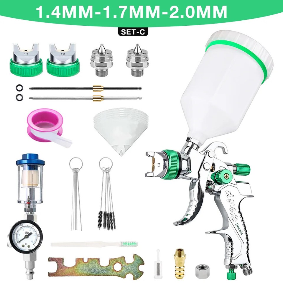 HVLP Professional Spray Gun Household Spray Gun Portable Car Paint
