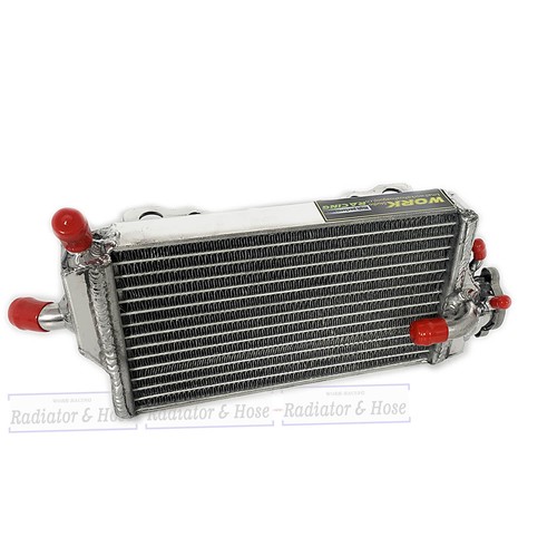 Racing Radiator & Red hoses for Honda CR125R 2001 2000 CR 125R CR 125 R 2001 R&L - Picture 10 of 12