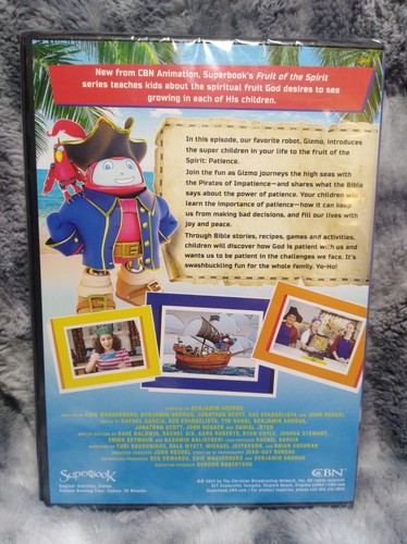 NEW! Superbook Fruit of the Spirit Series - Pirates of Impatience DVD (2022) - Picture 3 of 3