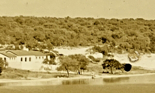 1937 Ungewöhnliche RPPC LAKE MERIDIAN STATE PARK MERIDIAN TEXAS Postkarte B7 - Bild 2 von 5