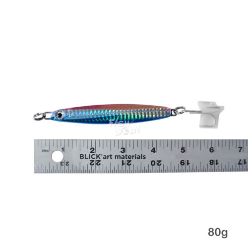 50 pezzi 2,8 oz Colt Sniper jigs 80 g maschera verticale 3561D-DT MUSTAD gancio colori casuali - Foto 2 di 12