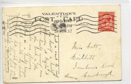 (Gc9571) Mabel Lucie Attwell, Valentine 2040, To You Far Away, 1932 - Imagen 2 de 4