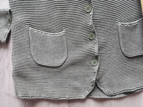 Lieblingsstück Strickjacke Gr. 38, Grüngrau oder helles Schilfgrün - Bild 10 von 10