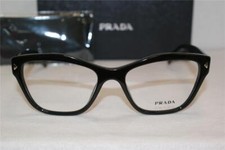 Brand New Authentic Prada 27S 53-17-140 Black 1AB-1O1 With Original Case 