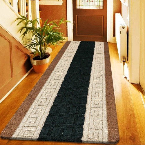 Non Slip Hall Runner Rug Long Hallway Runner Kitchen Carpet Door Mats Floor Mats - Picture 2 of 28
