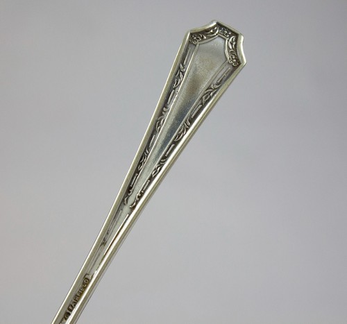 Antique Fairfield Silverplate Iced Tea Spoon Alpha c. 1915 - Picture 4 of 9