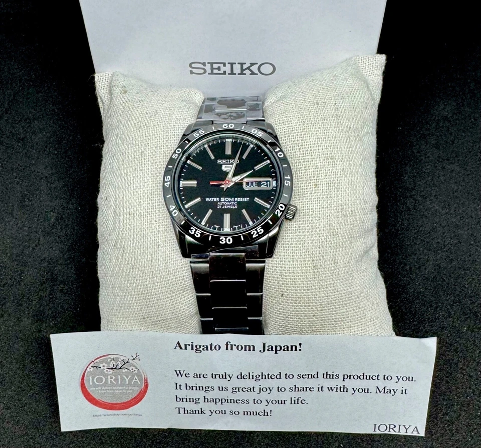 Reloj automático para hombre SEIKO 5 SNKE03K1 (SNKE03KC) esfera negra auténti... - Imagen 2 de 4