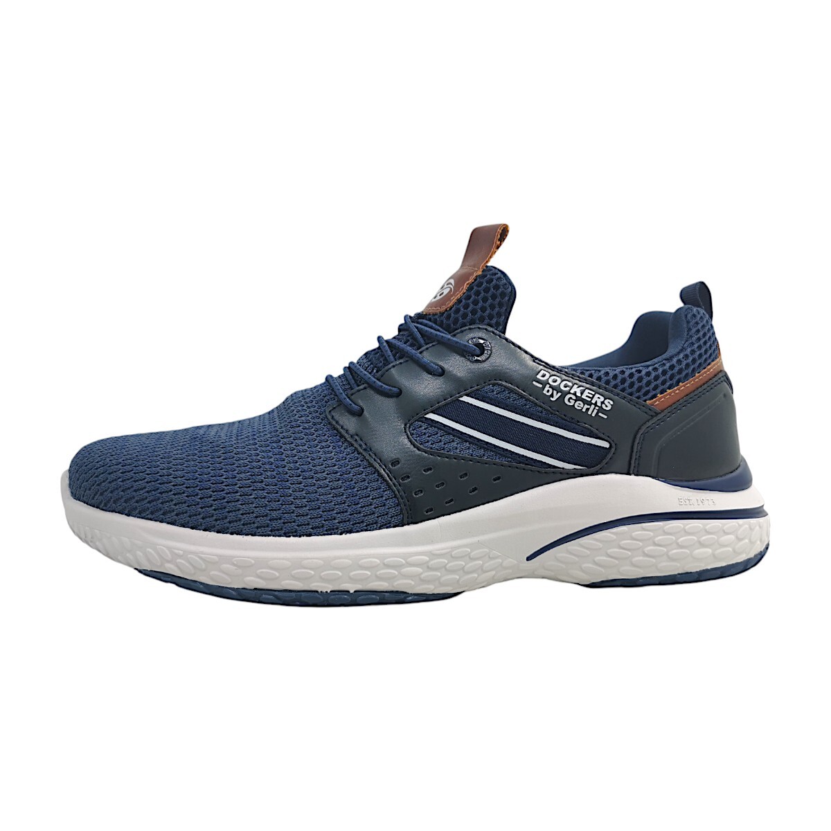 Обувь для докеров от Gerli Herrenschuhe Slipper Blau Freizeit