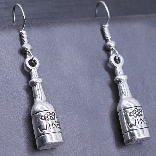 Alcohal Earrings Beer Liquor Wine Drinks Bar Club 3D Ear Jewelry - Picture 64 of 78