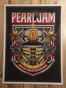 RARE-2014-Pearl-Jam-7-8-Leeds-England-UK-Concert-Gig-Poster-by-Mark-5-Print