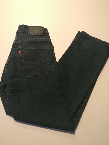 Levi 511 Boys Jeans Size 16 Reg Denim Blue 28 X 28 Slim Cotton Blend  - Picture 1 of 7