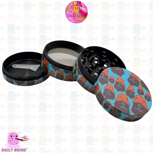 50mm Cartoon Parody Funny Custom Metal Tobacco Grinder Crusher Funny Gift - Picture 13 of 20